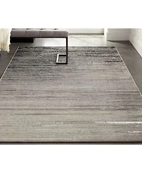 Simply Woven Hadlee R3337 Black Rug