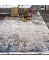 Feizy Cadiz R3889 Ivory 4'10" x 7'10" Area Rug