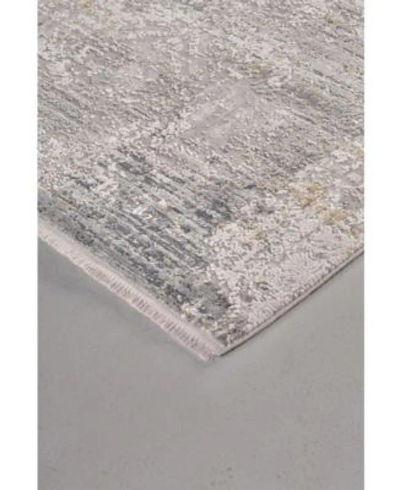 Simply Woven Rayne R3892 Gray Rug