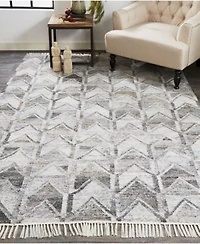 Feizy Londyn R0813 Gray Area Rug