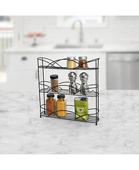 Spectrum Countertop Wall Mount 3-Tier Spice Rack