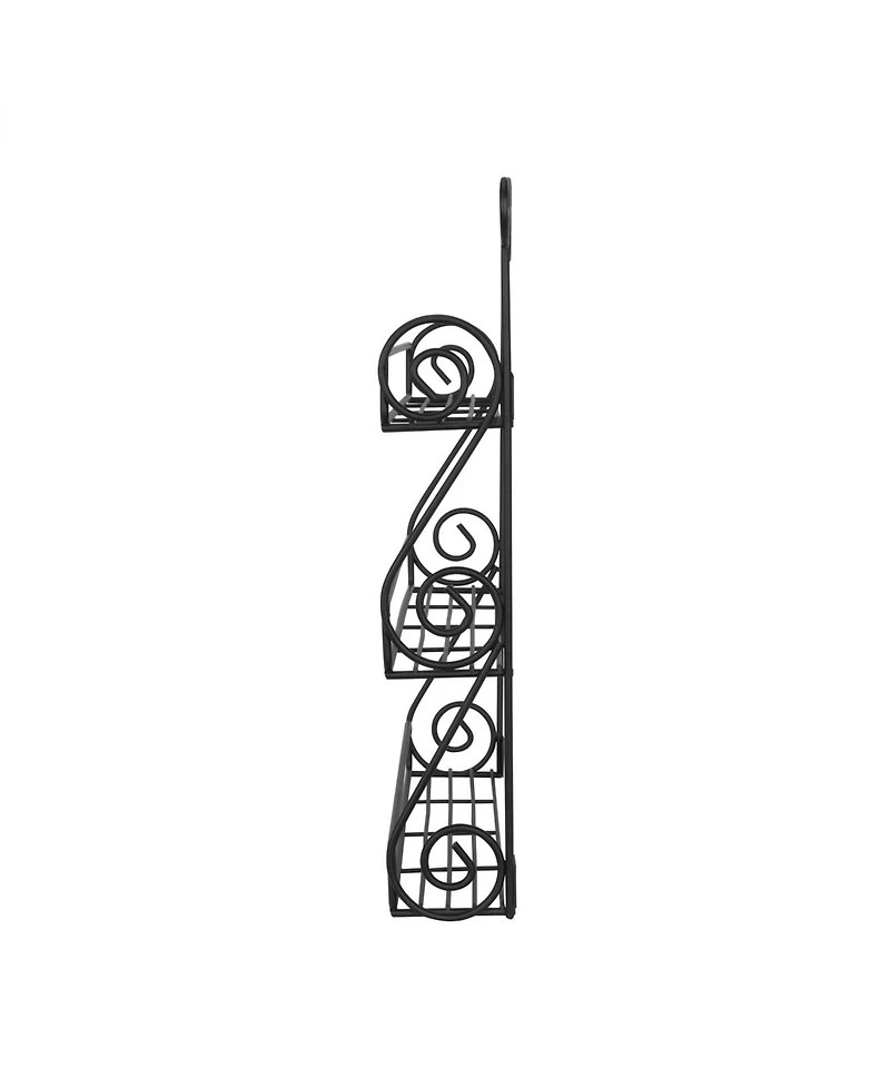 Spectrum Scroll Wall Mount 3-Tier Spice Rack