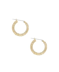 Ettika Sparkle Bits Mini Crystal Hoops