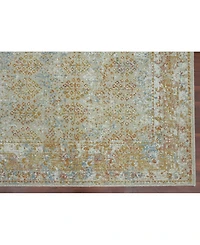 Amer Rugs Eternal Ete-16 Beige/Rust 2'7" x 7'6" Runner Rug