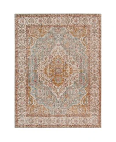 Closeout Amer Rugs Eternal Ete 3 Aqua Ivory Rug