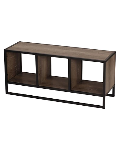 Household Essential Ashwood Open Cubby Coffee Table