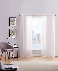 Style 212 Sheer 2 Piece Window Curtain