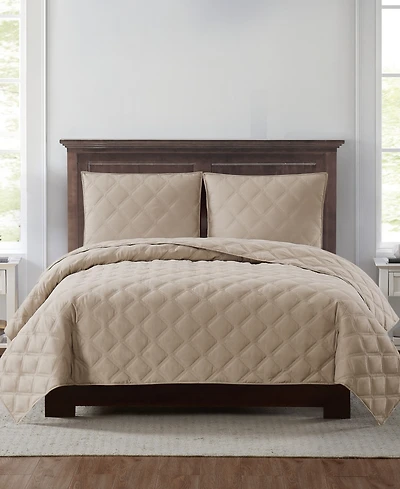 Truly Soft Everyday 3D Puff 3-Pc. Quilt Set, King