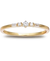 Giani Bernini Cubic Zirconia Baguette Band 18k Gold-Plated Sterling Silver, Created for Macy's