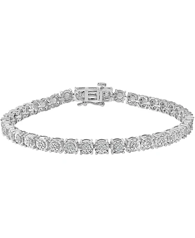 Effy Diamond Tennis Bracelet (1/4 ct. t.w.) Gold over Sterling Silver