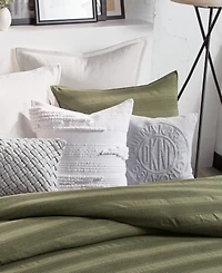 Dkny Textured Stripe Decorative Pillow, 20" x 20"