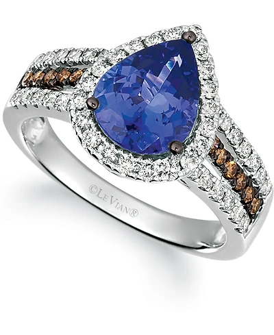 Le Vian Blueberry Tanzanite (2 ct. t.w.) & Diamond (5/8 Ring 14K White Gold (Also available Rose and Gold)