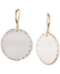 lonna & lilly Gold-Tone & Colored Disc Drop Earrings