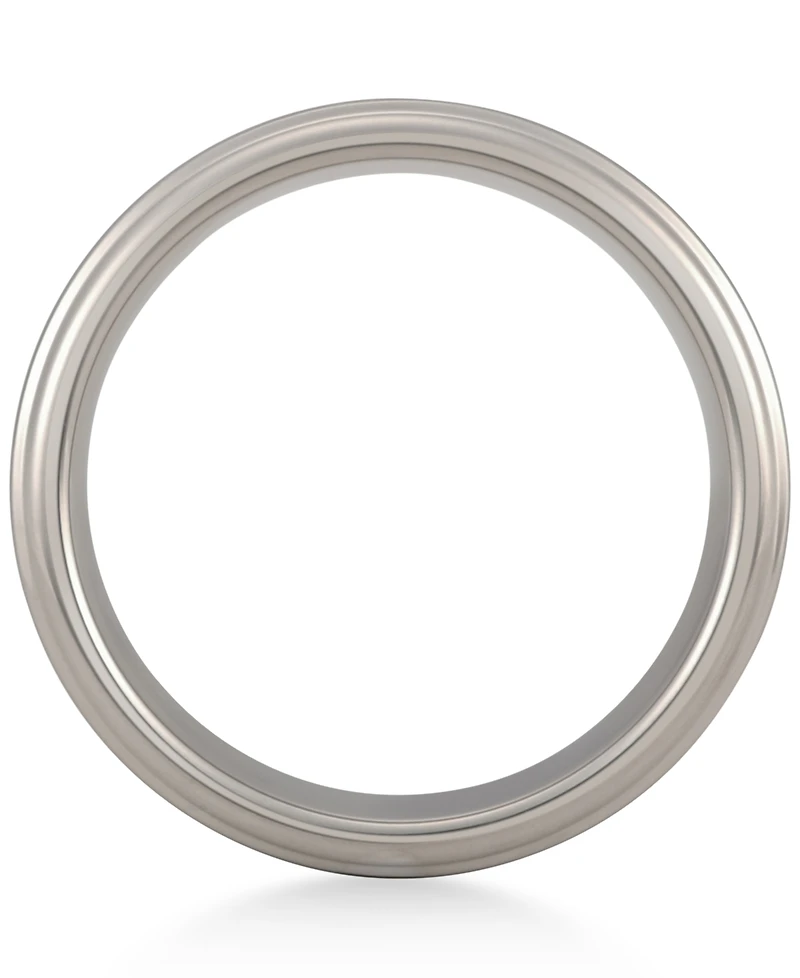 Men's Step Edge Band Tantalum