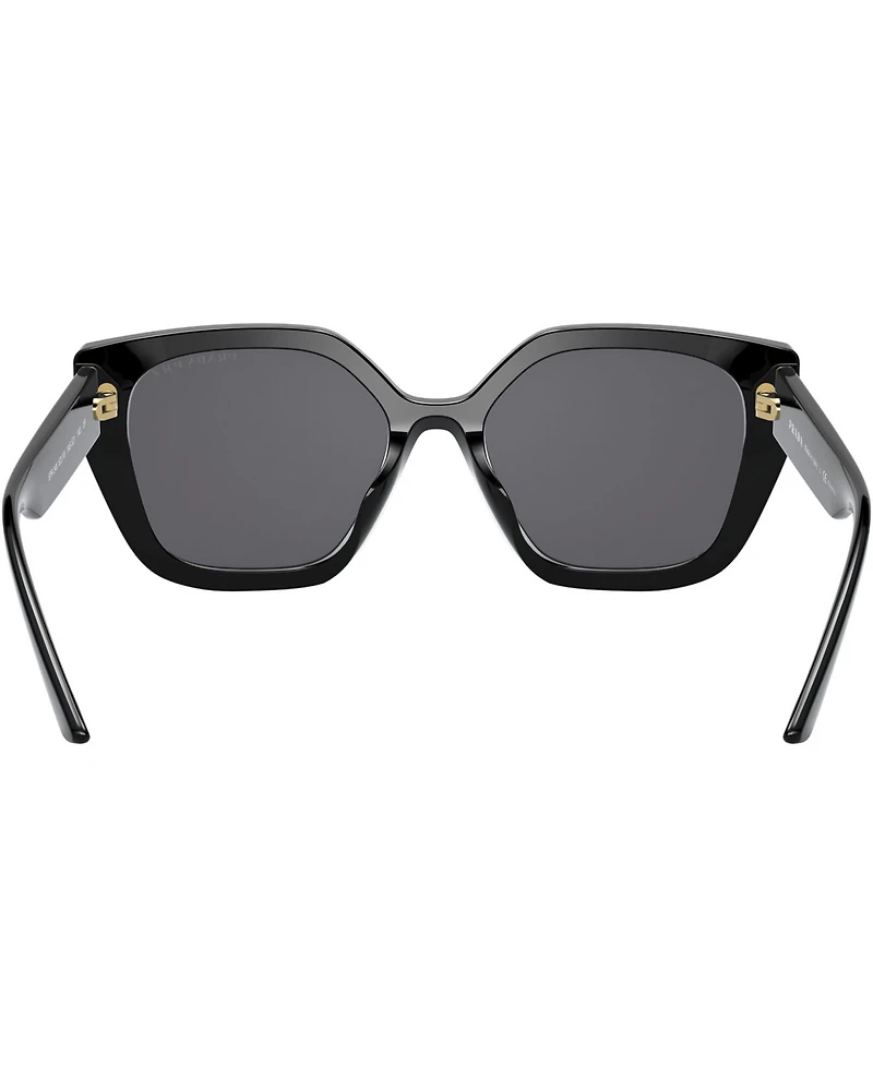 Prada Monochrome Rectangular Women's Sunglasses