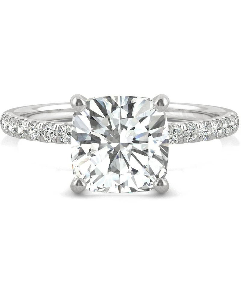 Charles & Colvard Moissanite Engagement Ring (2-5/8 ct. t.w. Dew) in 14k White Gold
