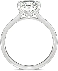 Charles & Colvard Moissanite Cushion Engagement Ring (2-5/8 ct. t.w. Dew) 14k White Gold