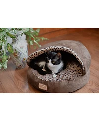 Armarkat Cuddle Cave Cat Bed With Anti Slip Bottom for Cat Kitty Puppy Animals, Cat Slipper Bed C31HKF/Bw