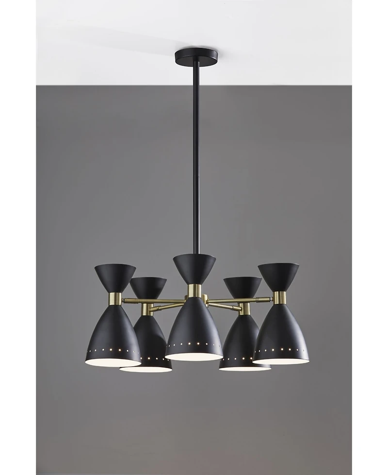 Adesso Oscar 5 Head Pendant