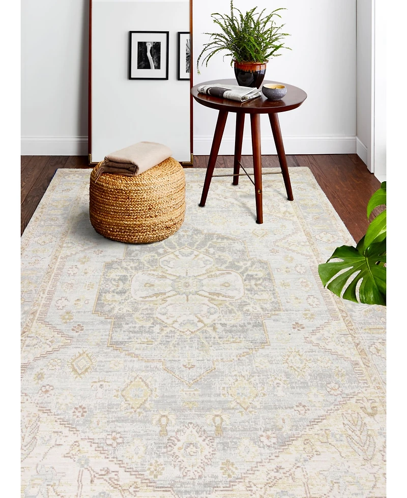 Closeout! Bashian Corse Cor-02 Gray 5'2" x 7'6" Area Rug