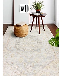 Closeout! Bashian Corse Cor-02 Gray 5'2" x 7'6" Area Rug