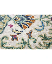 Closeout! Bashian Taron Val-06 Ivory 3'6" x 5'6" Area Rug