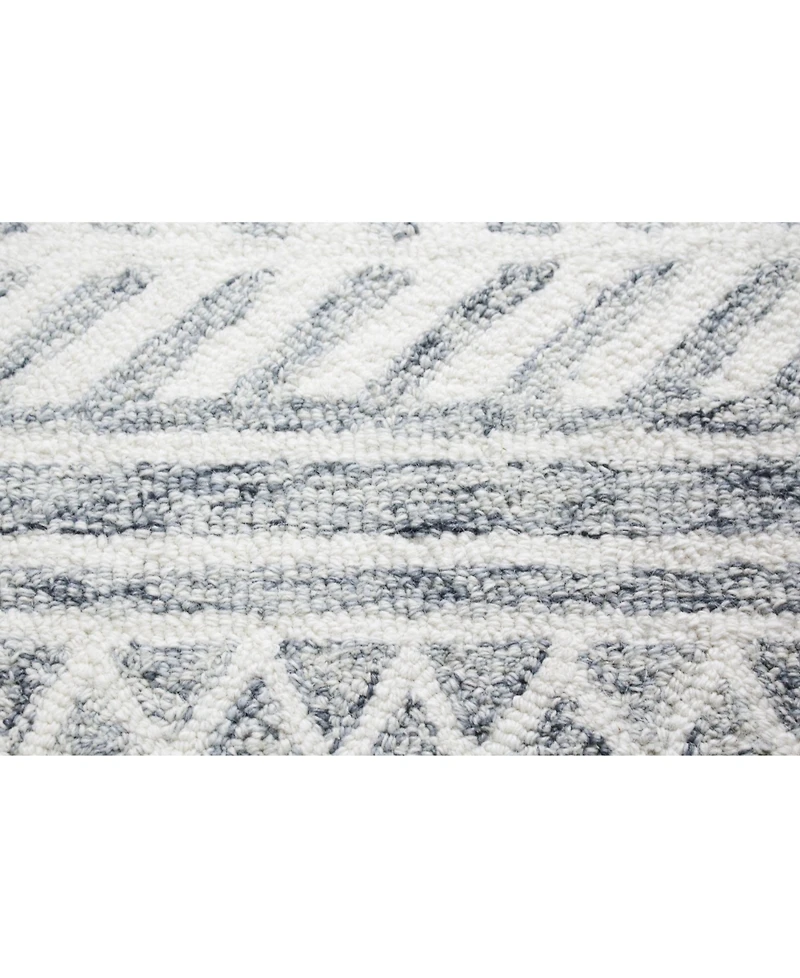 Closeout! Bashian Taron Val-08 Silver 3'6" x 5'6" Area Rug