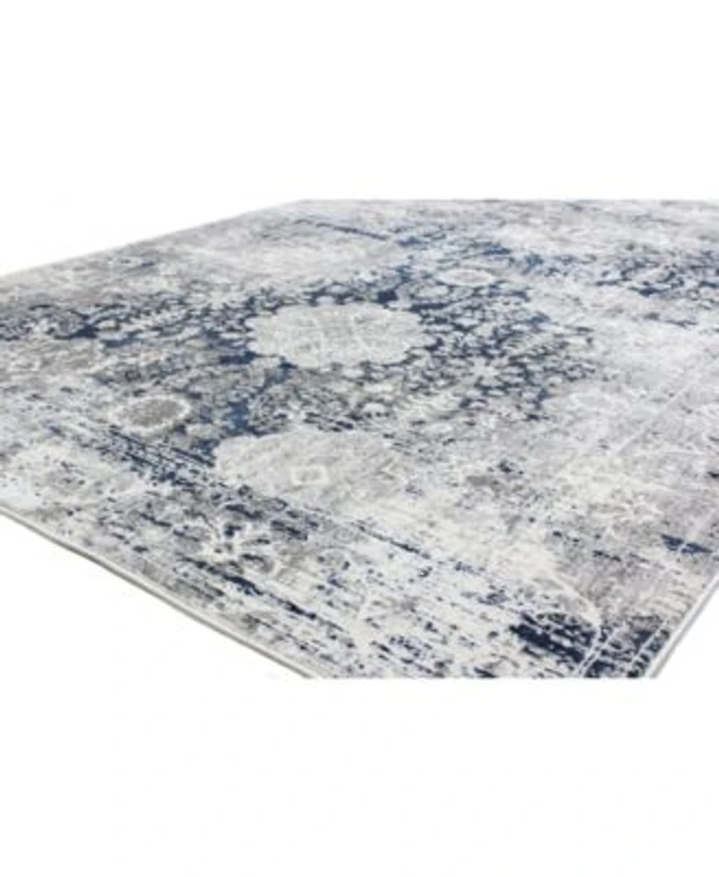 Closeout Bashian Isle Isl 02 Gray Blue Rug