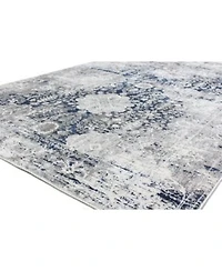 Closeout Bashian Isle Isl 02 Gray Blue Rug