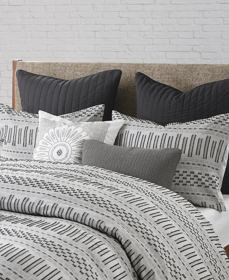Ink+Ivy Rhea Jacquard 3-Pc. Duvet Cover Set, Full/Queen
