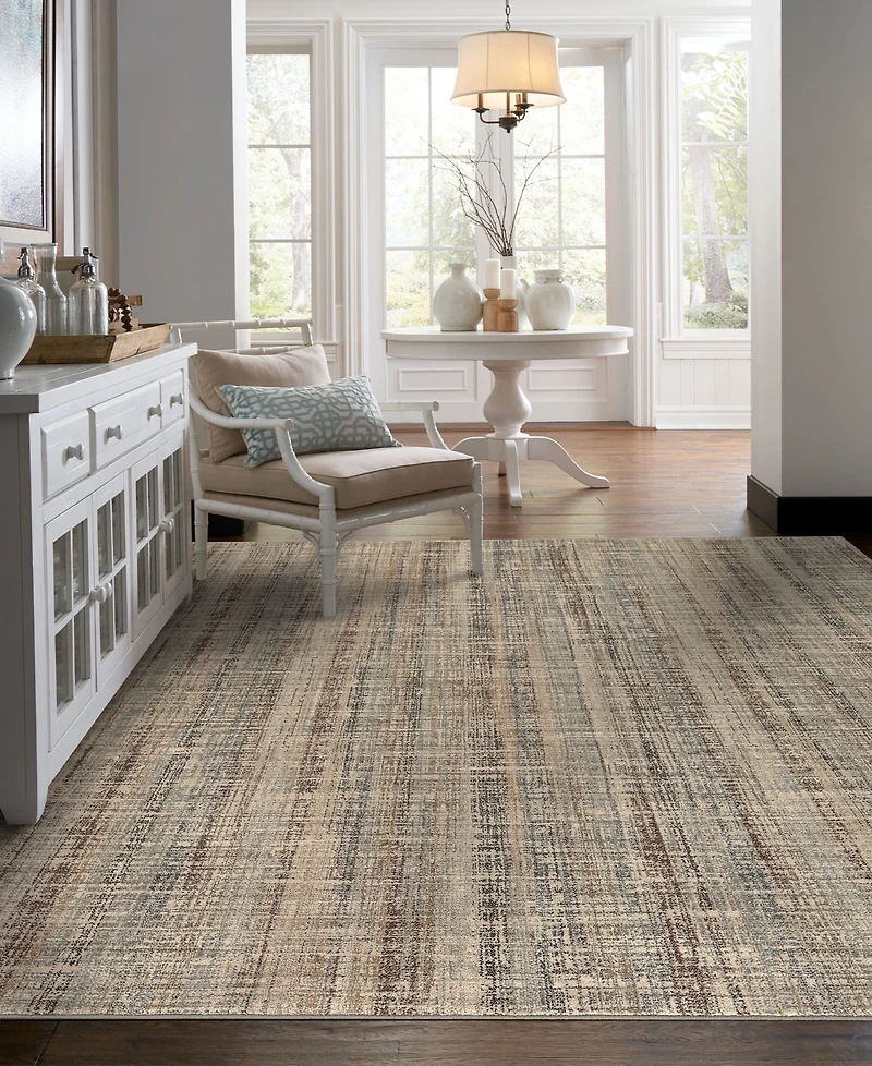Closeout! Karastan Elements Fowler Beige 5'3" x 7'10" Area Rug