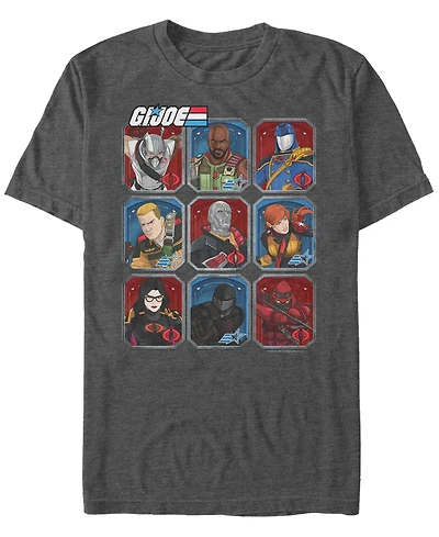 Fifth Sun Men's G.i.Joe Character Box Up Short Sleeve T-Shirt