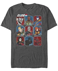 Fifth Sun Men's G.i.Joe Character Box Up Short Sleeve T-Shirt