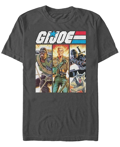 Fifth Sun Men's G.i.Joe Portrait Panels Short Sleeve T-Shirt
