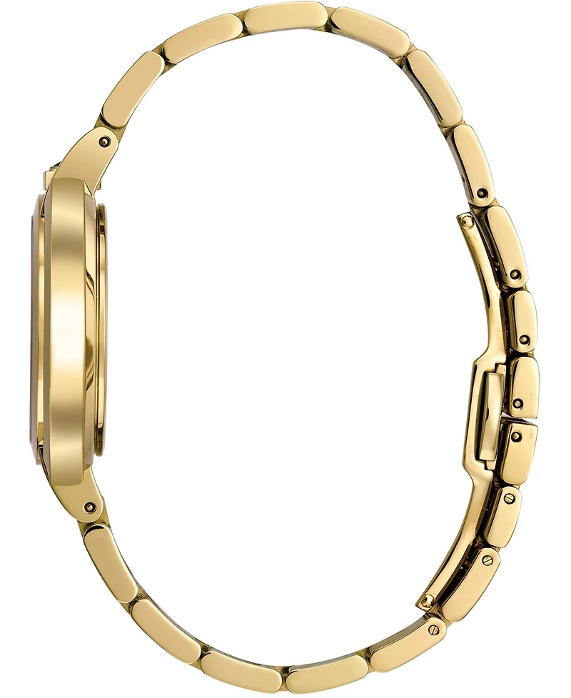 Bulova Women's Rubiyat Diamond (1 ct. t.w.) Gold-Tone Stainless Steel Bracelet Watch 35mm