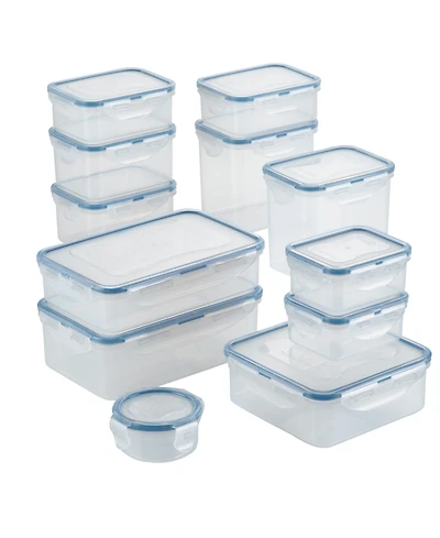 Lock n Lock Easy Essentials Basics 24-Pc. Food Storage Container Set
