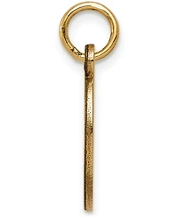 Medical Info Charm Pendant in 14k Gold