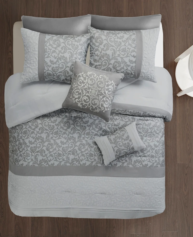 510 Design Ramsey Embroidered 8-Pc. Comforter Set, California King