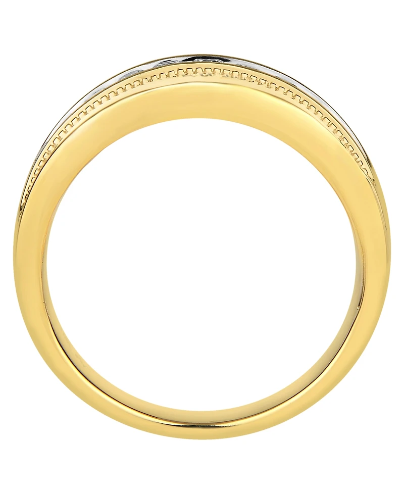 Men's Diamond (1/4 ct. t.w.) Ring in 10k White or Yellow Gold