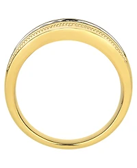 Men's Diamond (1/4 ct. t.w.) Ring in 10k White or Yellow Gold