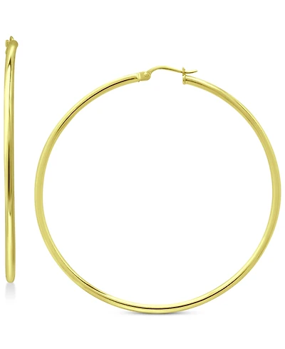 Giani Bernini Polished Hoop Earrings in 18k Gold-Plated Sterling Silver, Created for Macy's