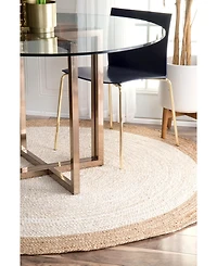 nuLoom Eleonora TAJT09D White 8' x 10' Area Rug