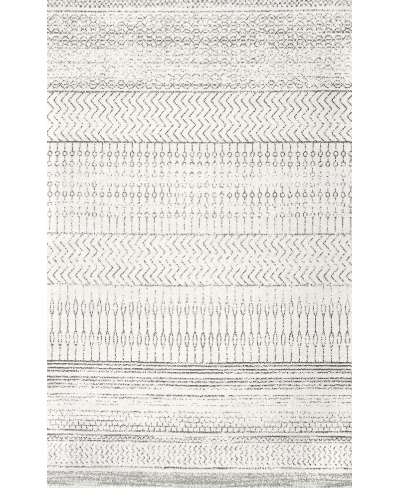nuLoom Nova RZBD65B Gray 8' x 10' Area Rug
