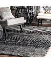 nuLoom Nova RZBD65A Onyx 8' x 10' Area Rug