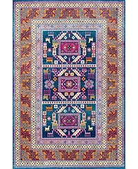 nuLoom Marisela RZBD48A Navy 5' x 7'5" Area Rug