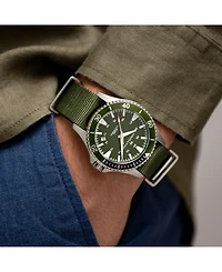 Hamilton Unisex Swiss Automatic Scuba Green Nato Strap Watch 40mm