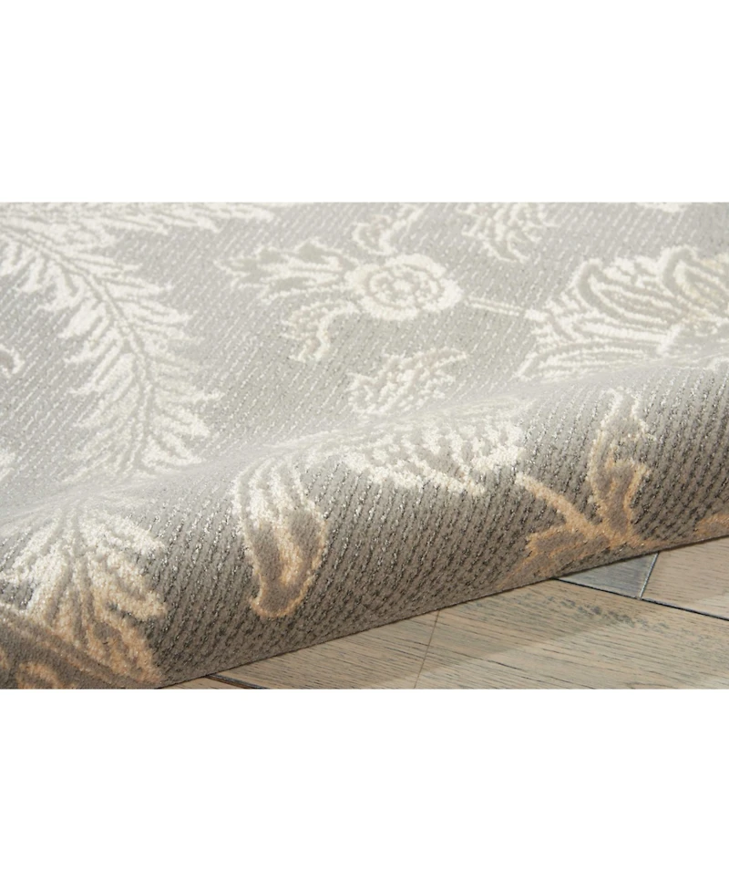 Nourison Home Luminance LUM04 Gray 5'3" x 7'5" Area Rug