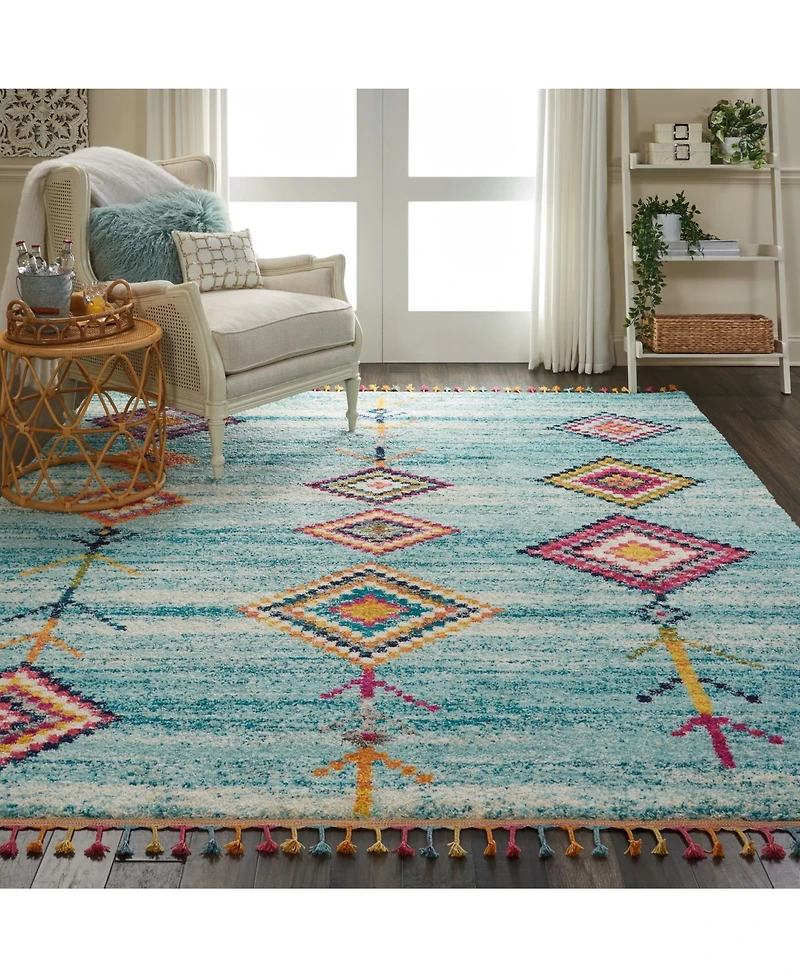 Closeout! Nourison Home Nomad NMD06 Ivory 7'10" x 10'6" Area Rug