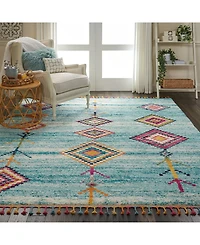 Closeout! Nourison Home Nomad NMD06 Ivory 7'10" x 10'6" Area Rug