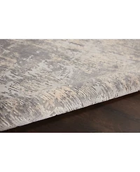 Nourison Home Rustic Textures RUS01 Ivory 3'11" x 5'11" Area Rug